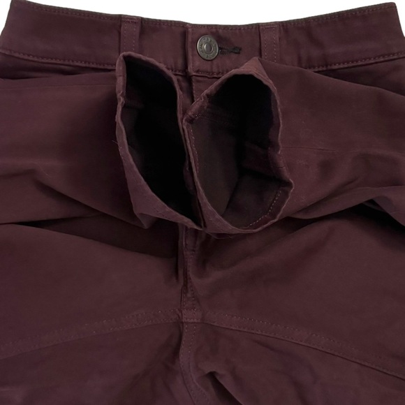 Rag and Bone Jean for Aritzia Mid Rise Skinny Leg Wine Brown Red Jegging 25 - Picture 13 of 15